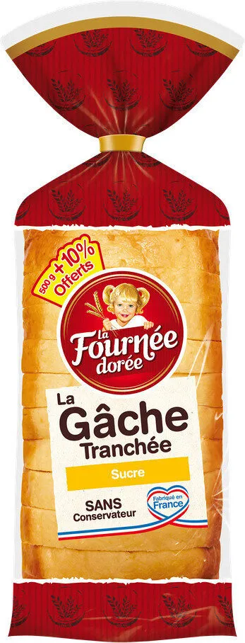 Gâche tranchée au sucre