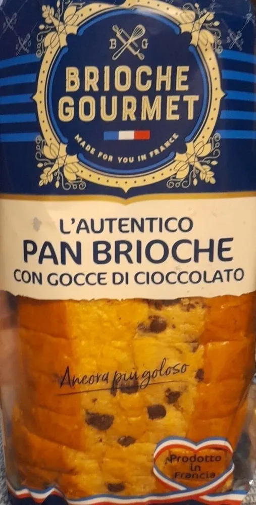 Pan Brioche con gocce di cioccolato