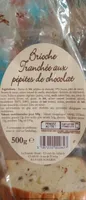 Brioche tranchée aux pépites de chocolat