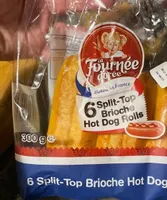 Brioche hot dogs