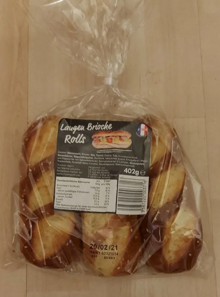 Laugen Brioche Rolls