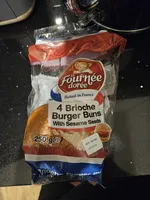 Brioche Burger Buns With Sesame Seeds