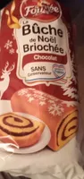 Bûche de Noël brioche