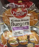 10 minis brioche burgers figues