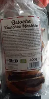 Brioche tranchée marbrée