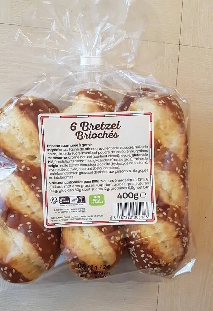 6 Bretzel Briochés