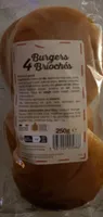 4 Brioches Burger Buns