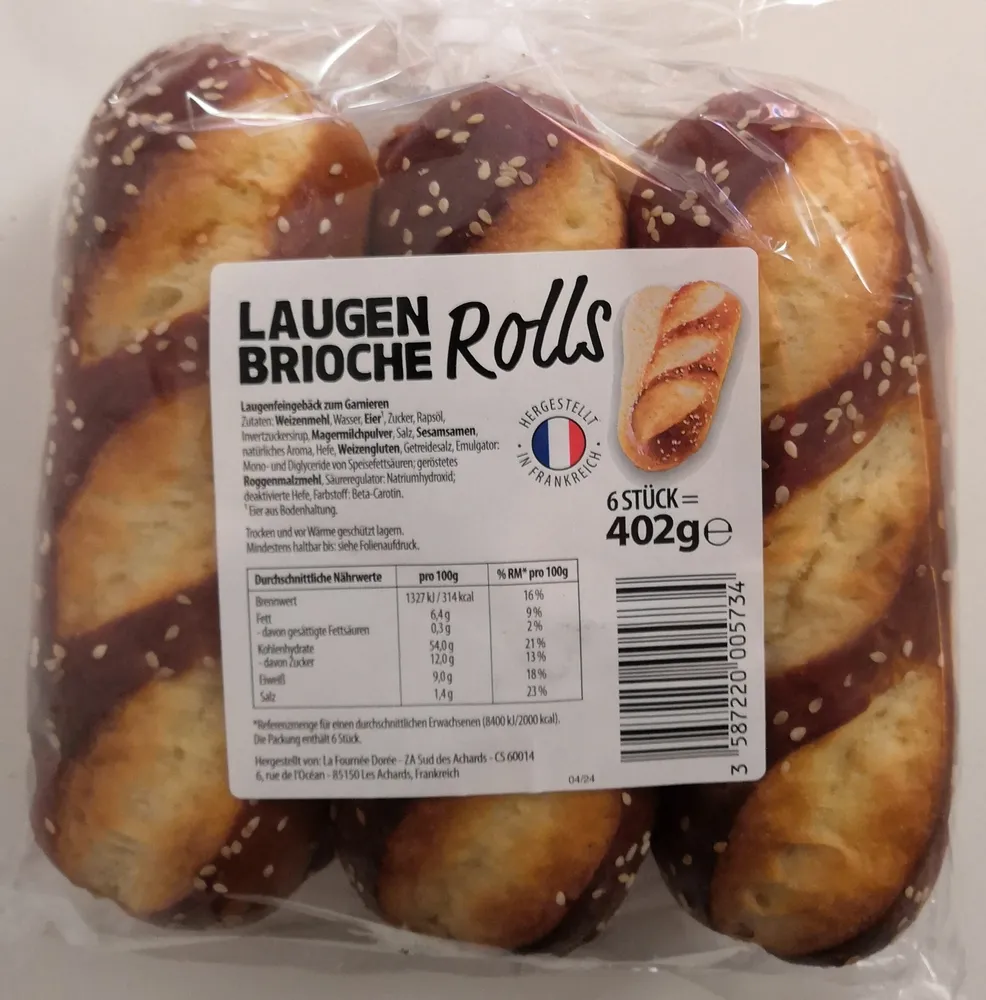 Laugen Brioche Rolls