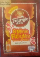8 minis Roulés Brioche a la fraise
