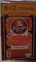 10 Minis Roulés Briochés à la Fraise