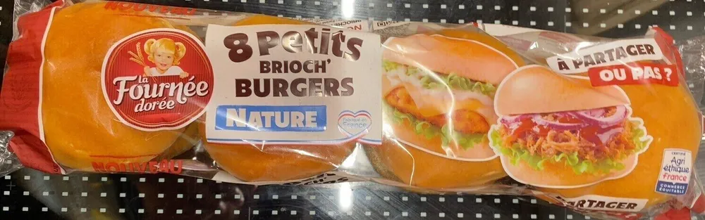 8 petits brioch’ burgers