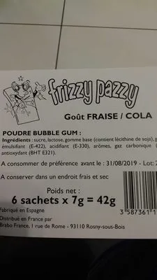 Mr Freeze fruit pops frizzy pazzy
