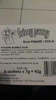 Mr Freeze fruit pops frizzy pazzy
