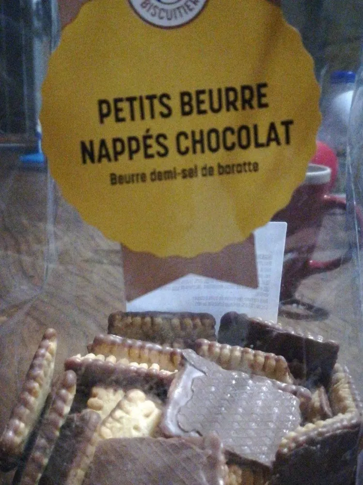 Petits beurre nappés chocolat