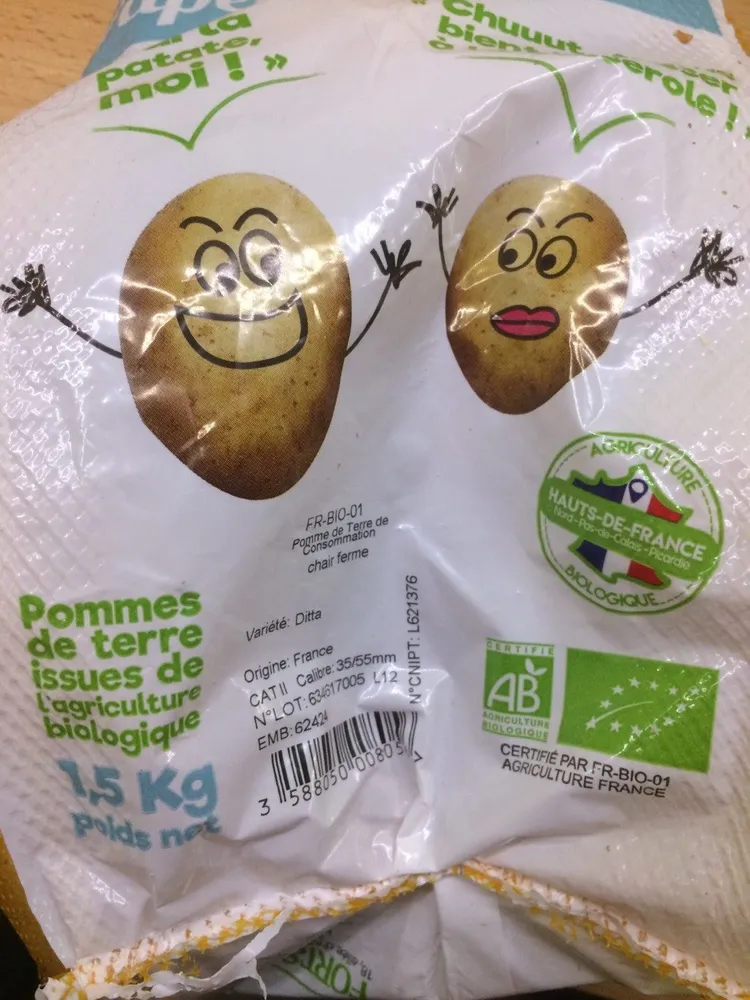 la pomme de terre vapeur / sautee
