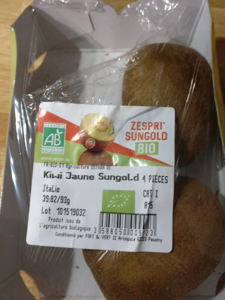 Kiwi jaune sungold Bio