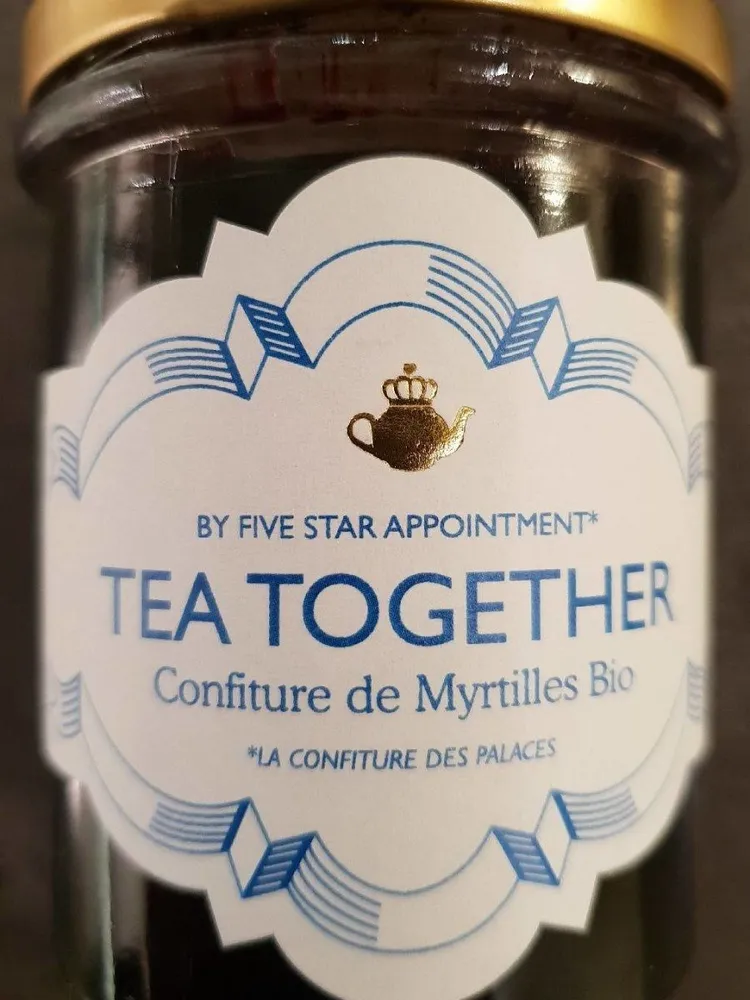 Confiture de myrtilles bio