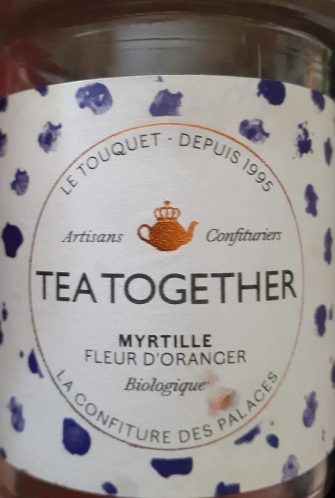 Confiture myrtille fleur d'oranger