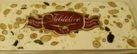 Nougat tendre cacahuètes et raisins
