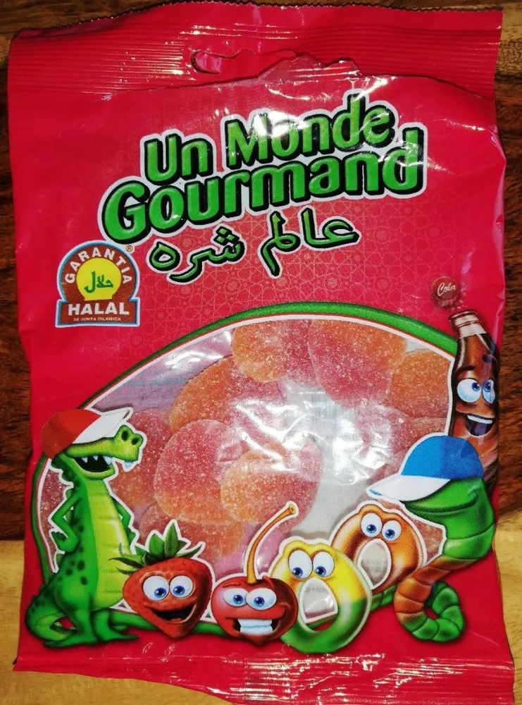 Coeurs de pêche sucrés halal