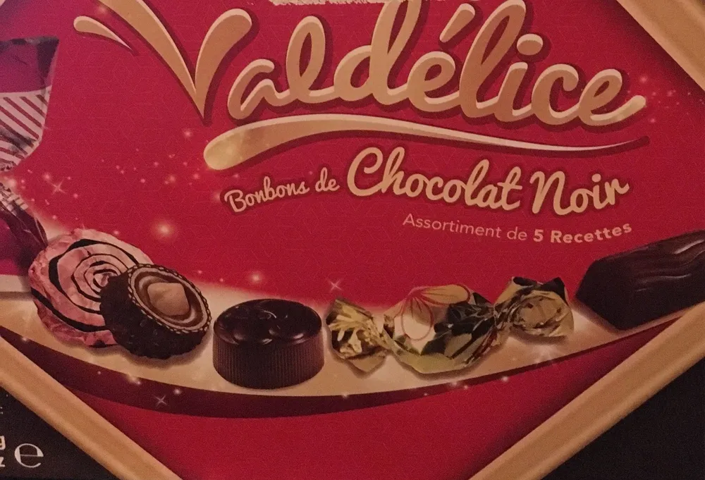 Bonbons de chocolat noir