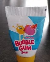Bubble gum tutti frutti en tube