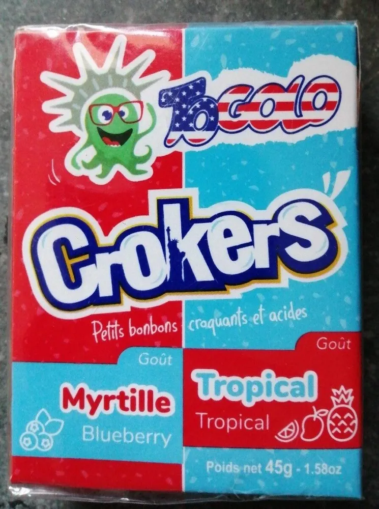 Crokers (Goût myrtille et tropical)