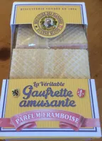 La veritable gaufrette amusante parfum framboise