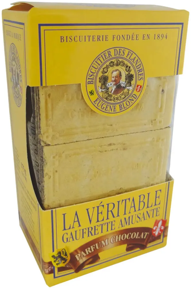 La véritable gaufrette amusante parfum chocolat