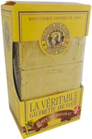La véritable gaufrette amusante parfum chocolat