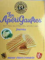 Apérigaufres Fourrées Chèvre Romarin