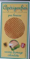Aperigaufres pur beurre saveur fromage ciboulette