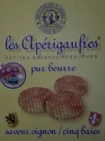 Les Apérigaufres pur beurre saveur oignon /cinq baies