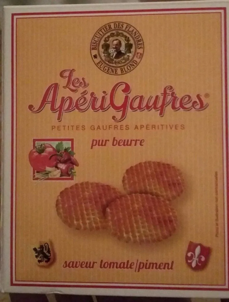 Les ApériGaufres saveur tomate/piment