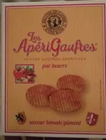 Les ApériGaufres saveur tomate/piment
