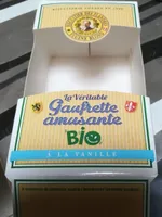 Gaufrette amusante bio vanille