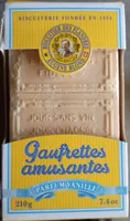 La véritable gaufrette amusante parfum vanille