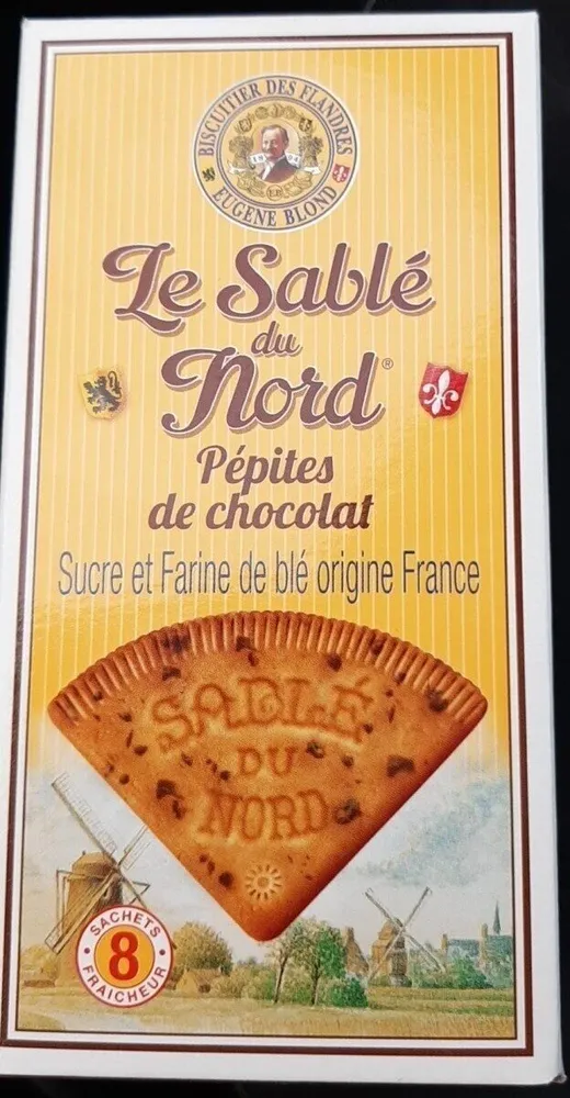 Le sablé du nord pépites de chocolat