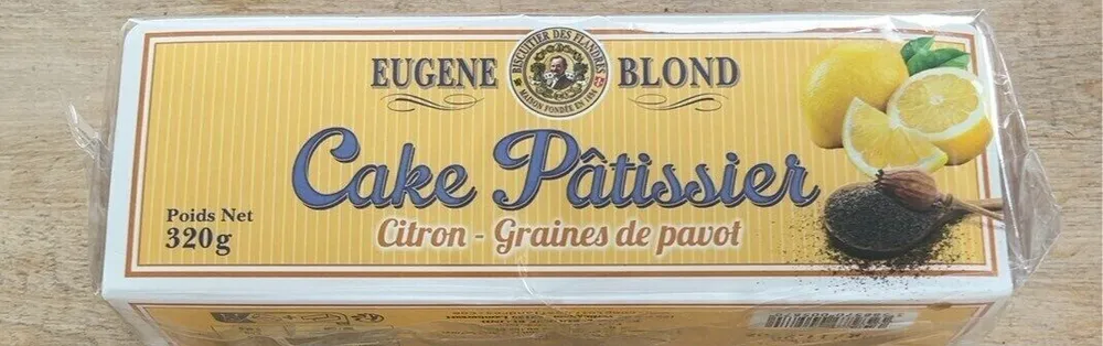 Cake patissier citron graines de pavot