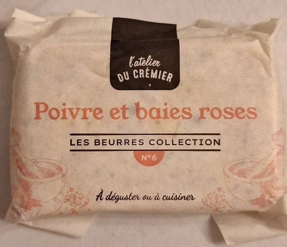 Beurre Poivre et baies roses