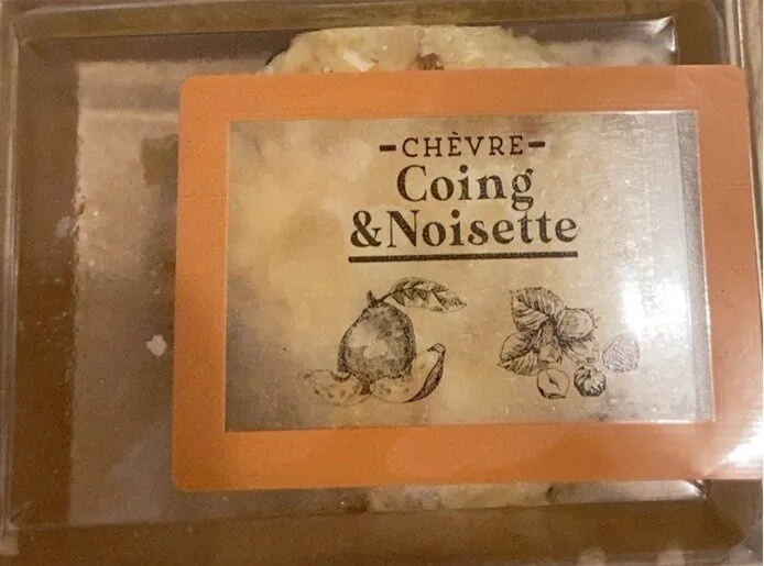 Chèvre enrobé Coing & Noisette