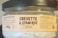 Crevette et citron vert à tartiner