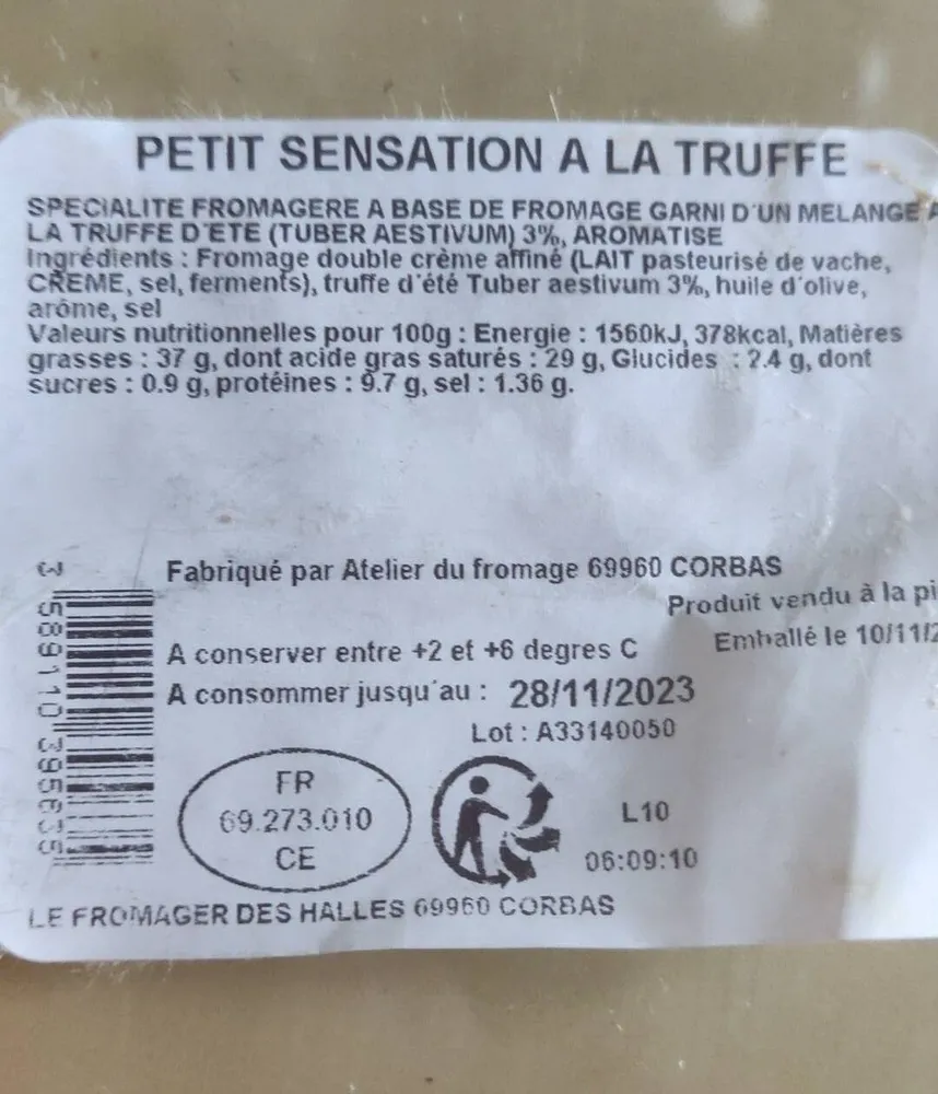 Petit sensation a la truffe