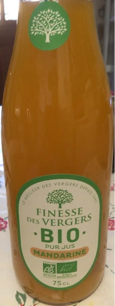 Pur jus de mandarine bio