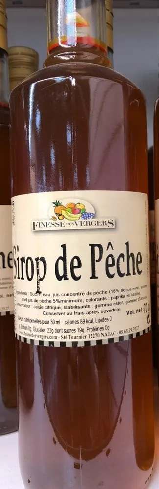 Sirop de peche