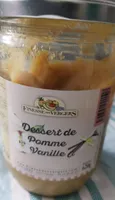 Dessert de pomme vanille