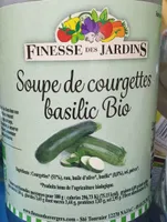 Soupe de Courgette Basilic Bio