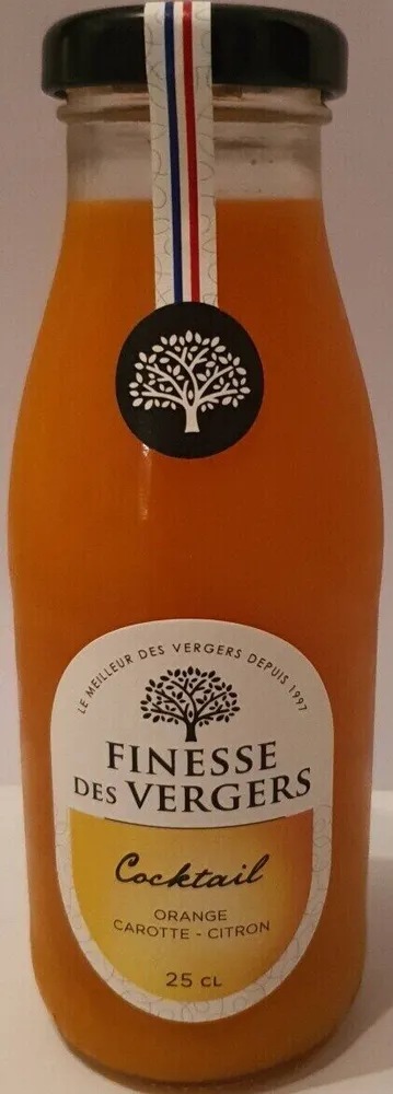 Cocktail - orange, carotte, citron
