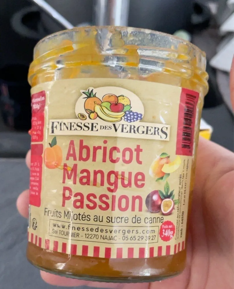 Confiture abricot mangue passion