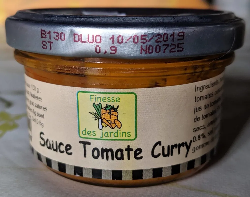 Sauce tomate curry